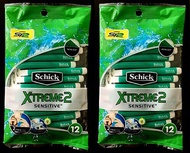 Schick ST2 for Men Sensitive Skin Disposable Razor - 12 ct - 2 pk