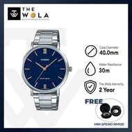 (100% Original Casio) Casio Men Watch MTP-VT01D-2B (watch for man/ casio watch for men / casio watch