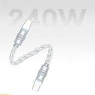 Doublebuy Type C Braided Cable with Eight Cored Silver Plated Copper Designing for Efficient Chargin