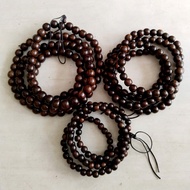 Dây chuỗi gỗ mun đen 108 hạt-Nhiều cỡ ly