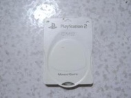 【~嘟嘟電玩屋~】PS2 SONY　原廠 8M 記憶卡 - 白色 （ 掛耳造型 ）