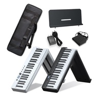 88-Keys Foldable Piano Multiftional Digital Piano Portable Electronic Keyboard Piano Musical Instruments For Piano Students