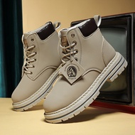 Martin Boots Men Rhubarb Boots Fashion Martin Boots Mid-Top Sneakers