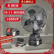 [Local] SOARFLY 2988VF Kipas Camping Mini Bateri Tahan Lama 8 Inch Portable Camping Fan 3000mah Cord