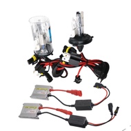 fd_24hr XENON HID Car Light Bulb Set Thin Ballast 1 Pair H4-2 Socket Color Value 4300K 6000K 8000K 1