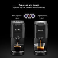 Biolomix เครื่องกาแฟเอสเปรสโซ่3 In 1 19Bar 1450W เครื่องทำกาแฟแคปซูลหลายแบบพอดีกับเนสเปรสโซ่ดอลซ์กัสโตและผงกาแฟ