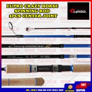 Eupro crazy horse xdg2 spinning rod 2pcs center joint