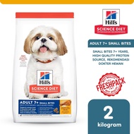 Hills science Diet Dog Adult 7+ Senior Small Bites Dog Food 2kg