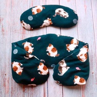 【慵懶】肩頸用草本熱敷墊  溫敷眼罩 微波加熱 舒緩肩頸痠痛