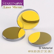 Startnow CO2 Laser Engraver Si Mirror With Gold-Plated Laser Reflector Lens Dia.19/20/25/27/30/38.1 