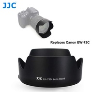 JJC EW-73D รูปทรงกลีบดอกไม้ย้อนกลับได้เฉพาะเลนส์ฮูดสำหรับกล้อง Canon EOS 90D 80D 77D 60D ทำงานร่วมกับเลนส์ EF-S 18-135 มม. f / 3.5-5.6 เป็นเลนส์ USM และกล้อง Canon EOS R6 RP R ทำงานร่วมกับ RF 24-105 มม. F4- เลนส์ 7.1IS STM