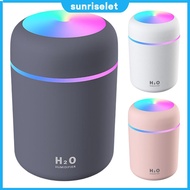 300ml Portable Ultrasonic H2O Aroma Diffuser USB with Colorful Light Home Purifier Humidifier Portab