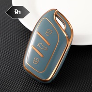 พร้อมส่ง เคสกุญแจ MG MG4 สำหรับ MG4 2023 Mg4 EV MG HS GT zev ZX MG6 MG5 พวงกุญแจรถยนต์กันรอย พวงกุญแ