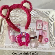 Combo quà tặng 6 món 7 món cho bạn gái - Combo quà tặng makeup phụ kiện