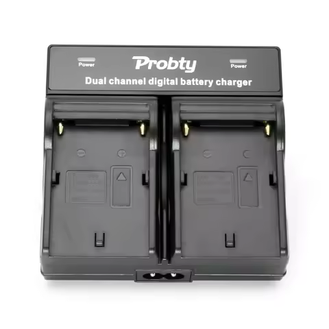PROBTY NP-F970 NPF970 Battery Dual Charger For SONY MC1500C 190P 198P F950 MC1000C HD1000C V1C Z5C Z