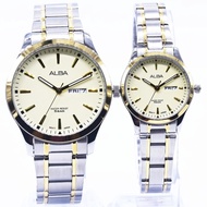 [Harga satuan] Jam tangan couple Alba original