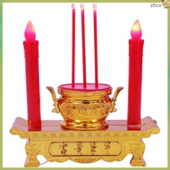 zhihuicx  Buddhist Lamp Electric Candle Chinese Altar Decor Light