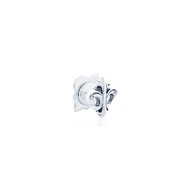AKE AKE Fierce-de-lis 2025 earring stud ต่างหูก้านเงินแท้925 แกะมือ ลงดำขับลาย โมทีฟ Fierce-de-lis จ