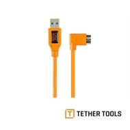 【TETHER TOOLS】CU61RT02-ORG USB3.0 轉 USB3.0 MicroB 直角 傳輸線 公司貨