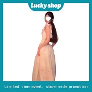 LUCID DREAM floral embroidered long white dress - COQUI