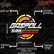 Sak KEDERE GASPOLL WATERPROOF PRINTING STICKER