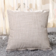 sarung bantal sofa 40x40 45x45 50x50 55x55 30x50 Cm Large Linen Plain cushion cover Throw Pillow Cas