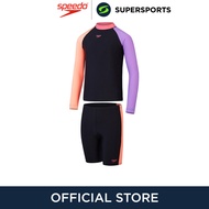 SPEEDO Colourblock Rash Top & Jammer Set ชุดว่ายน้ำเด็กผู้หญิง