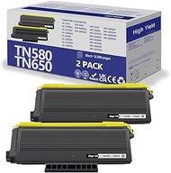 OKGO Compatible Toner Cartridge Replacement for Brother TN580 TN650 TN620 TN550 TN-580 TN-620 TN-650