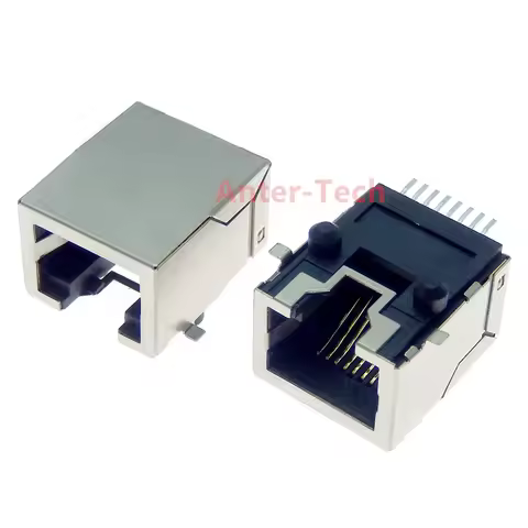 5Pcs SMT RJ45 8P8C Jack Connector PCB Mount Network Socket Internet Modular