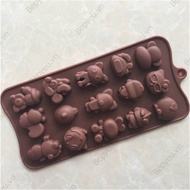 Angry bird silicone mold