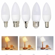 LED Candle Bulb Light E14 E27 E12 B22 B15 3W Candle Lamp Replace 20W Halogen Lamps 220V