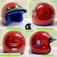 BKP H4 SIRIM Kids Motorcycle Helmet QUALITY Kid Children Topi Keledar Budak Kanak 3 Button Age 3-12