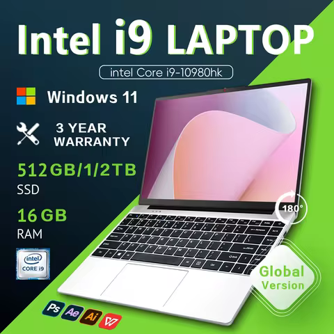 Core i9 Gaming Laptop Core I9 Laptops Windows 11 Pro Intel Core I9 10980HK 16GB RAM 1/2TB SSD Gaming