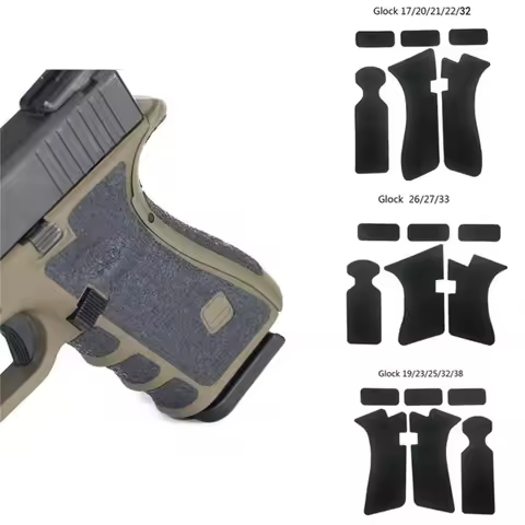 Rubber grip non-slip sticker for Slim Plus Gen 1/2/3/4/5 G 17 19 20 21 22 23 25 26 27 33 9mm Glock S