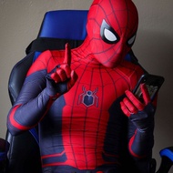 Far From Home Lens Style Spiderman Costume Superhero Zentai Suit Spider Man Cosplay  Men Jumpsuit Bodysuit Carnival Halloween Costumes