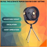 2000mAh Tripod Camping Fan USB Rechargeable Desktop Portable Circulator Wireless Portable Electric Air Cooling Table Fan