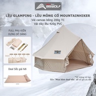 Camping Tent Mongolian Tent Glamping Mountainhiker Picnic Luxury Family Camping Tent for 4-8 People