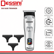 DESSINI ITALY USB Rechargeable Hair Trimmer Clipper Shaver Cutter Groomer Titanium Blade Beard Razor