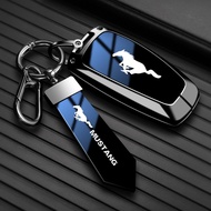 Applicable Mustang Wild Horse Key cover Ford Electric Mustang Ford Car Key Protective Case Bag Metal