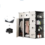 Plastic Bedroom Simple Wardrobe Wardrobe Assembly Locker Wardrobe foldable wardrobe DIY Closet organ