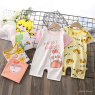 Romper  Jumpsuit  Pure Cotton Summer New Korean Style Baby Boy Thin Women Short Sleeve Children