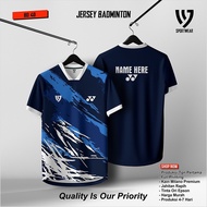 Free Baju Jersey Custom Name Malaysia Badminton Jersey, 3d Fully Sublimated Custom Baju Badminton Je