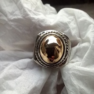 BATU CINCIN BADAR EMAS ASLI NEMPEL MAGNET
