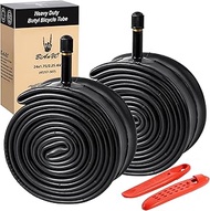 Heavy Duty 24x1.75/2.25 Bike Tube AV32mm Schrader Valve 45/57-507 Inner Tube 24 Inch Compatible with