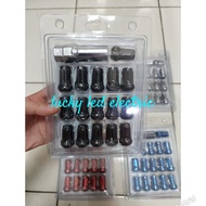Baut roda/ Lugnut ukuran 15mm besi solid / pengancing baut roda atau baut lugnut isi 16pcs