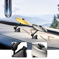 [Freneci] Car Cymbal for Air Vent Mini Car Symbol Drum Fun Automotive Accessory Compact Crash Cymbal