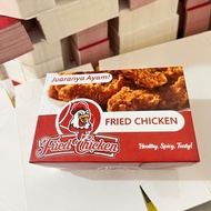 KFC 1 Size XS/ Box friedchicken KFC S/dus XS/box chicken only geprek chicken/box paperluchbox /take 