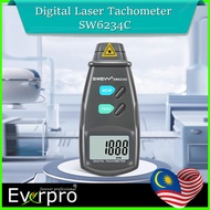Digital Laser Tachometer Non contact Speed RPM Meter