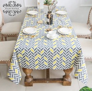 Khăn trải bàn trùm tivi/máy giặt decor vải thô chống bụi trải bànlàm thảm pinic siêu đẹp - chéo xám