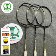 Axforce 100 Golden Kirin Badminton Racket Max Stretch 3.5kg, Free Bg65 Titanium String, Racket Case 